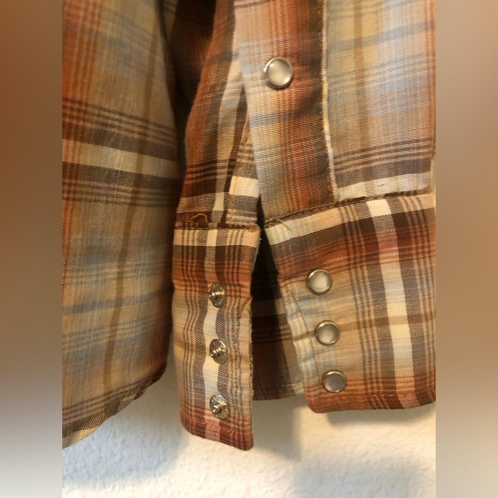 BIGMAC PLAID SHIRT PEARL SNAPS SZ UNKNOWN - Picture 3 of 7